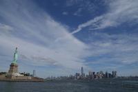 Freiheitsstatue und Manhattan