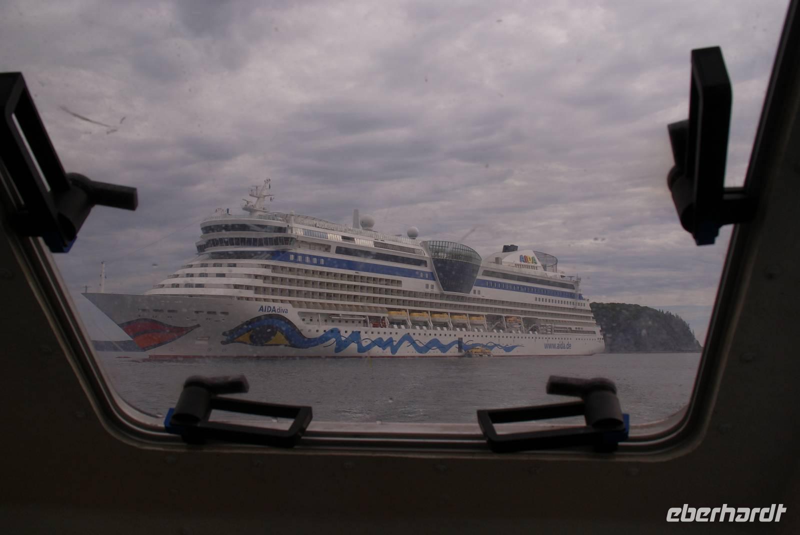 AIDAdiva vom Tenderboot