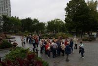 Québec - EHT-Gruppe vor dem Parlamentsgebäude