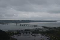 Québec - Blick vom Montmorency Wasserfall