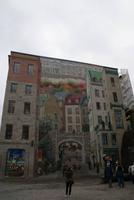 Québec - Wandbild in der unteren Altstadt