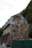 Québec - Wandbild in der unteren Altstadt