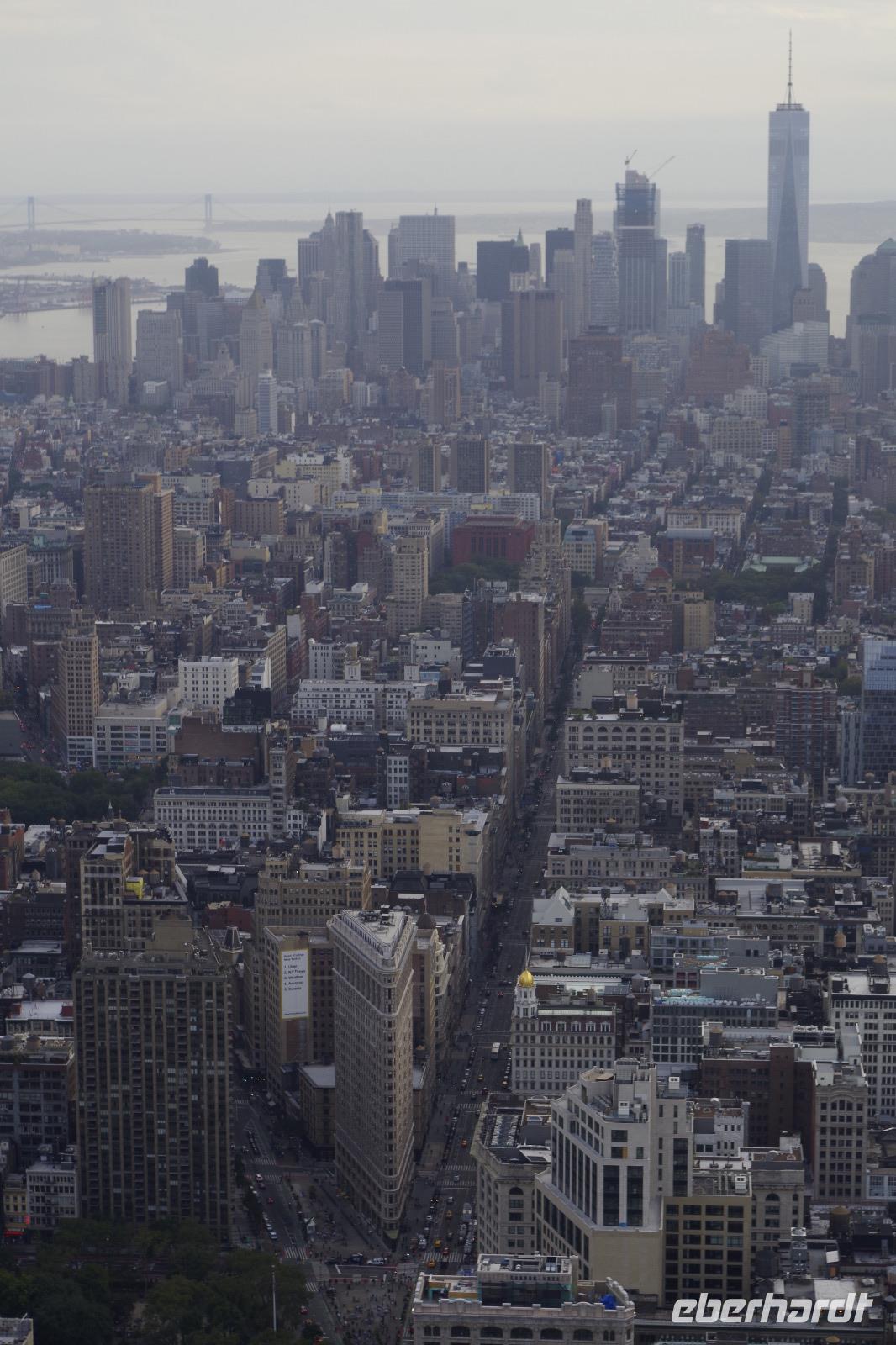 Blick vom Empire State Building, New York City, USA