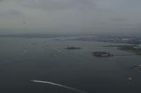 Blick vom One World Observatory auf die Freiheitsstatue