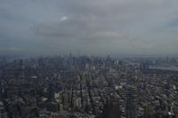 Blick vom One World Observatory auf Manhattan