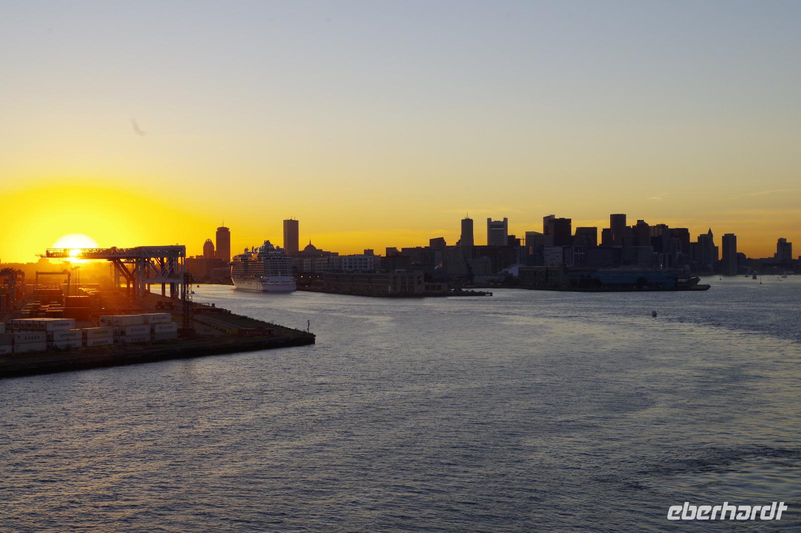 Auslaufen aus Boston, USA