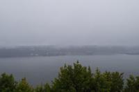 Blick über den St. Lorenz-Strom - Québec, Kanada