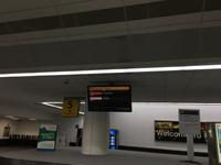 Ankunft am Flughafen in New York