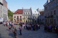 Bummel durch die Unterstadt zum Place Royale von Québec in Kanada