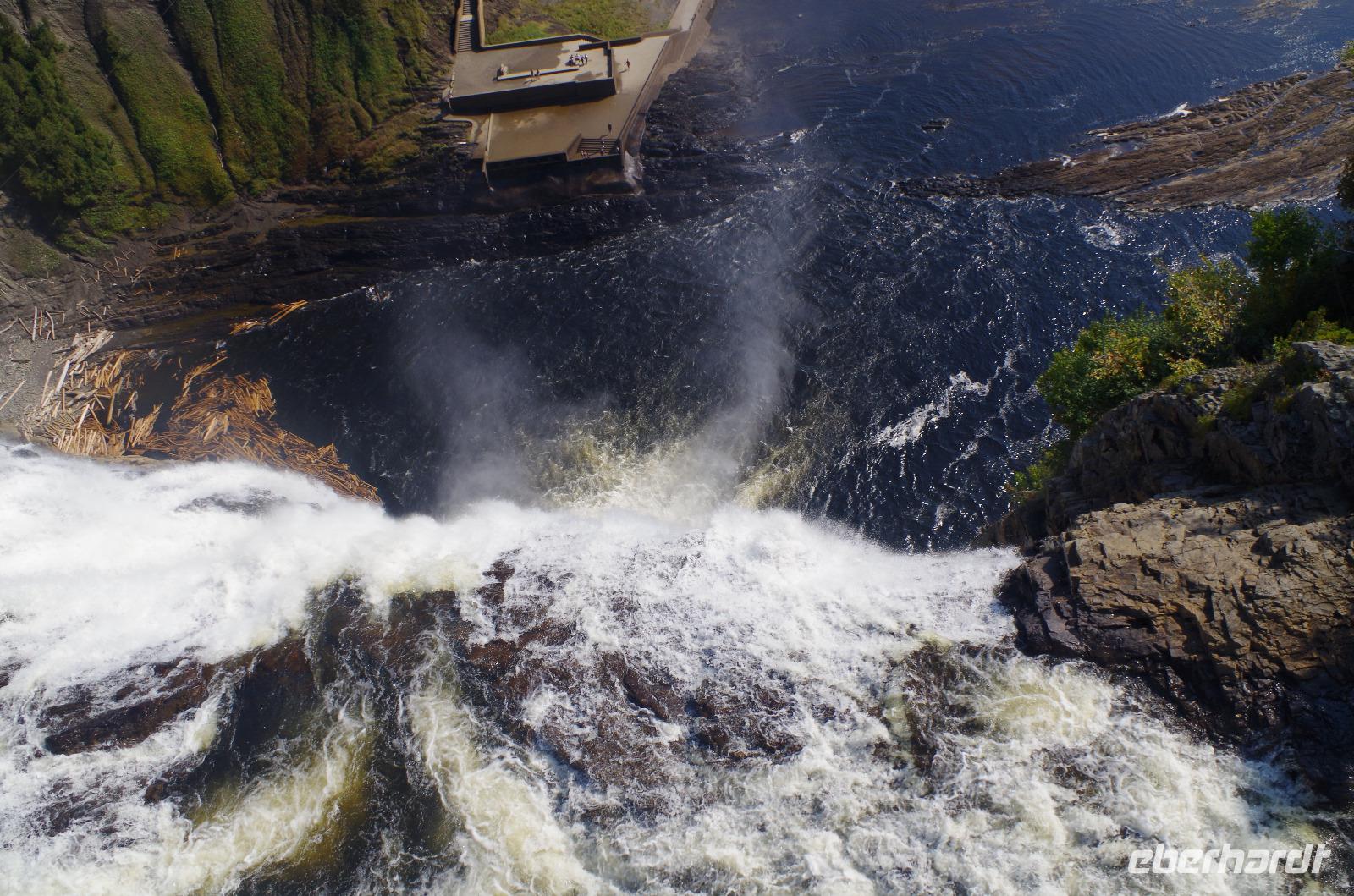Besuch des Montmorency-Wasserfalls bei Québec