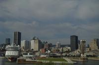 Blick auf AIDAdiva und Montreal