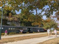 113. Touristische Zugfahrt in Portland, Maine, USA