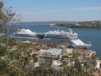 AIDAbella im Hafen von Quebec