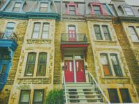 Typische montreale Häuser