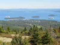 Blick vom  Berg Cadiallac im Acadia-Nationalpark