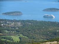 Blick vom  Berg Cadiallac im Acadia-Nationalpark