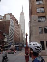 Bestaunen des Empire State Buildings