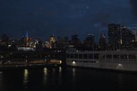 Blick von der AIDA auf New York bei Nacht