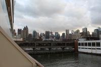 Blick von der AIDA auf New York
