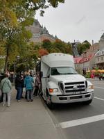 Unser Bus in Quebec