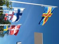 Finnland_Alandinseln_Mariehamn_Flagge (1)