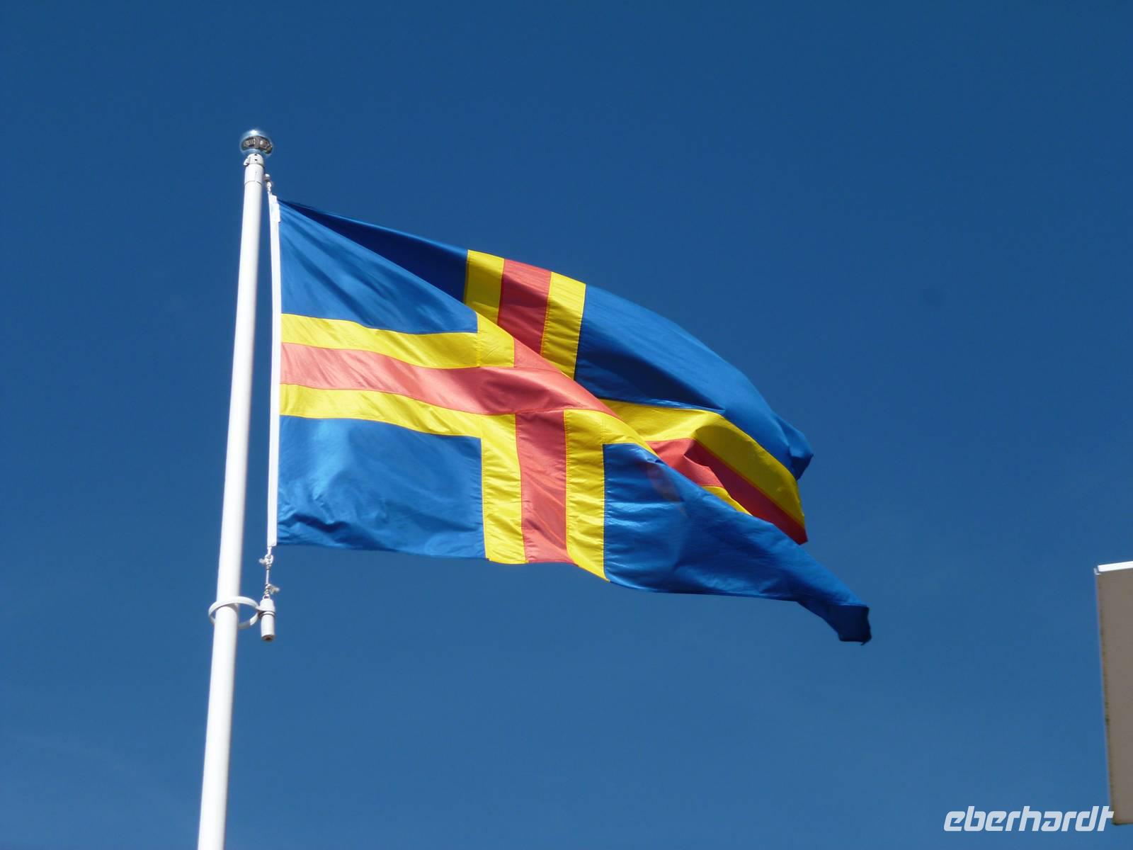 Finnland_Alandinseln_Mariehamn_Flagge (2)