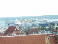 Blick in den Hafen von Tallinn