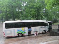 Eberhardt in Turku im Regen