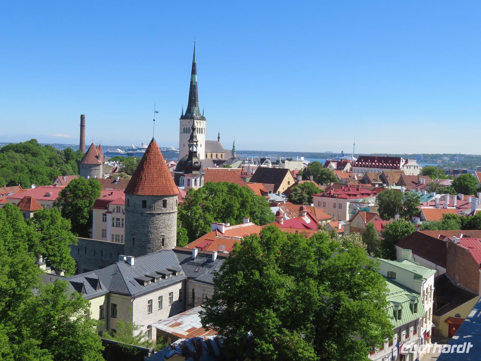 Blick auf Tallinn