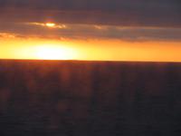 Sonnenuntergang auf See