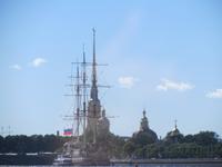 Bootsfahrt auf der Newa