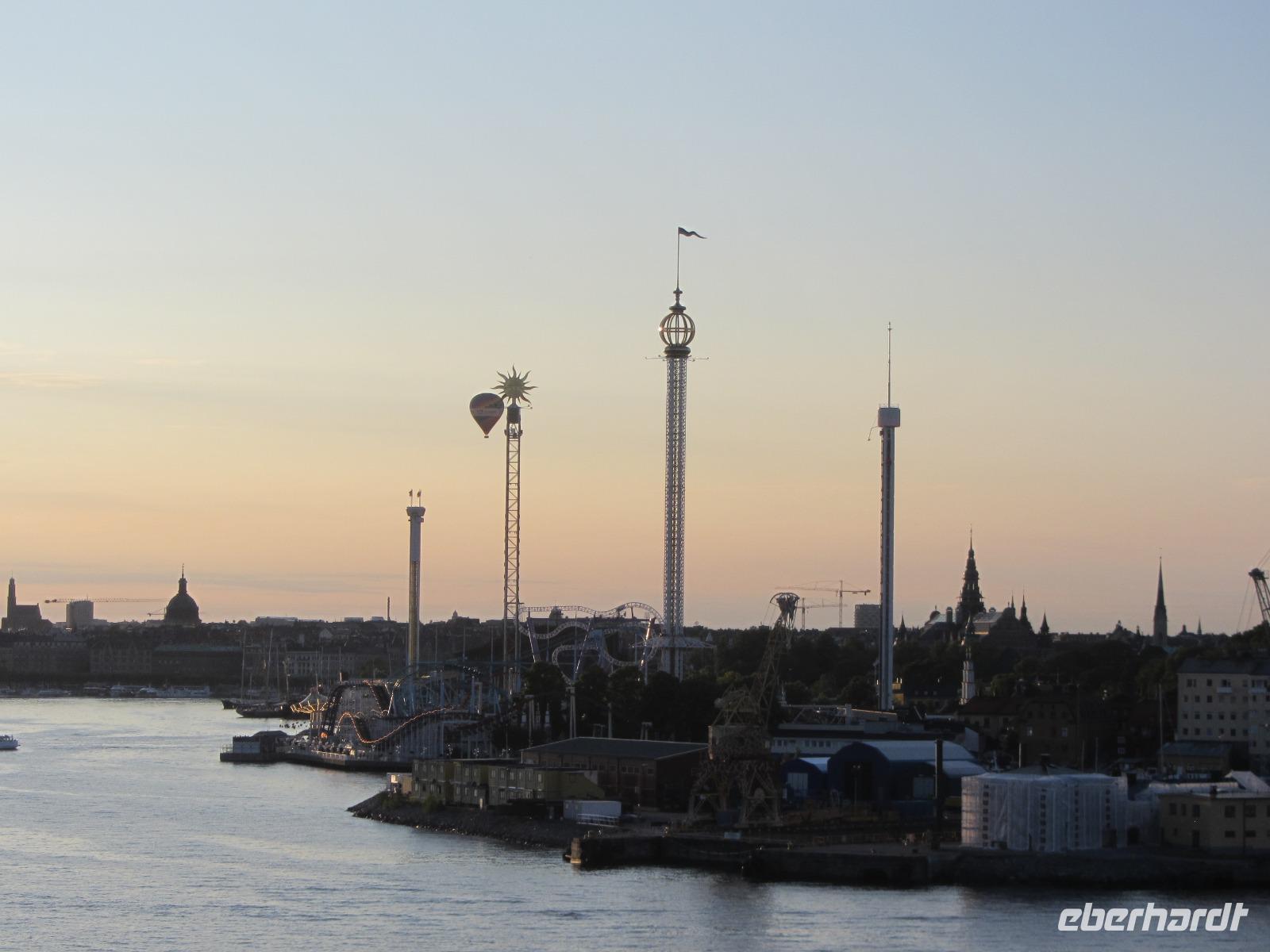 Gröna Lund am Abend
