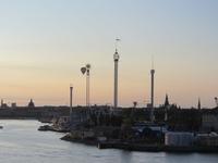 Gröna Lund am Abend