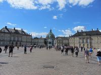 Blick auf die Marmorkirche in Kopenhagen