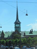 Die berühmte Turmspitze der Börse in Kopenhagen