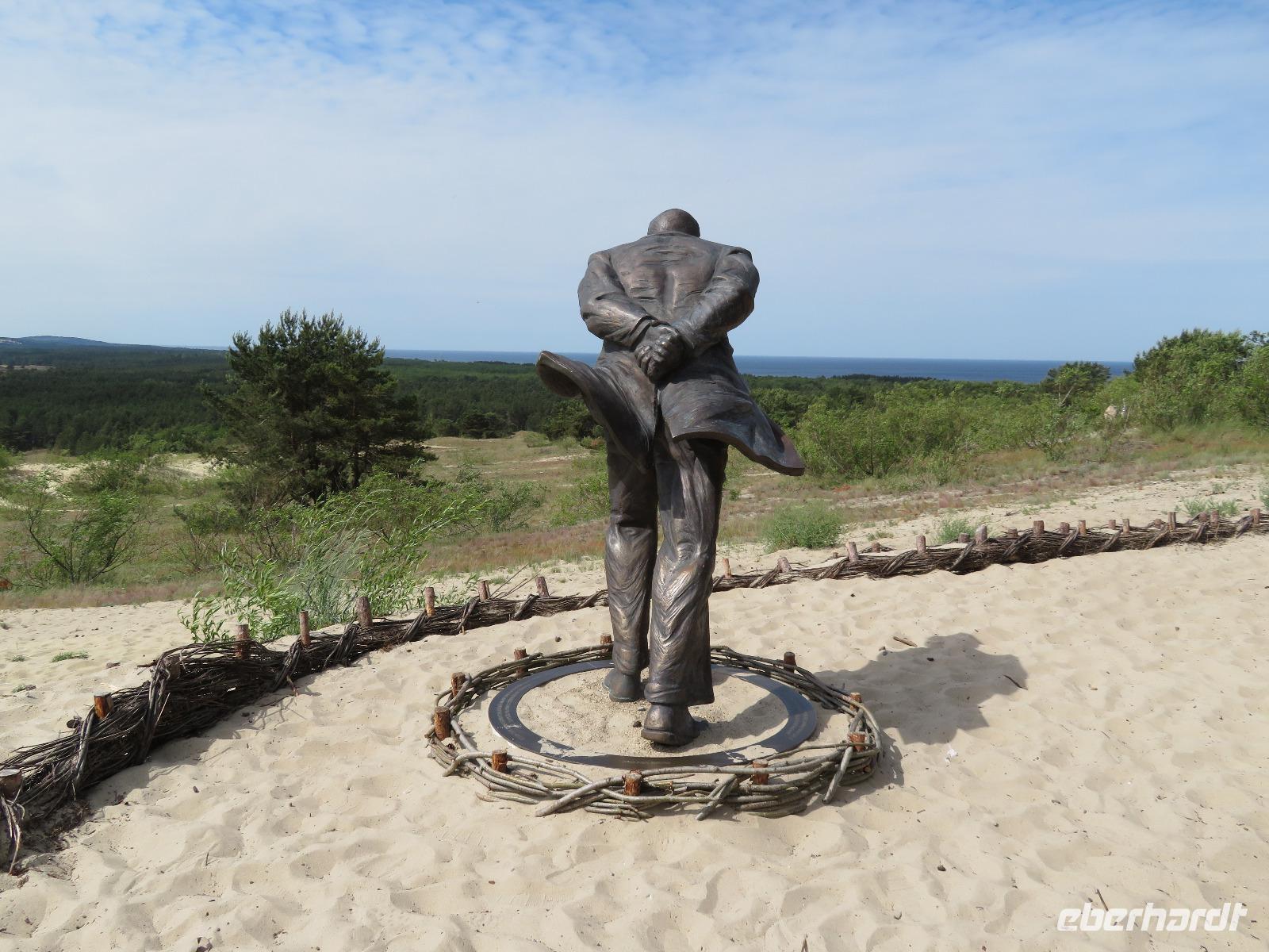 J. P. Sartre-Denkmal auf der Hohen Düne