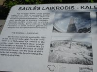 Nidden: Hohe Düne: Sonnenuhr