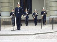 Stockholm: Königliches Schloss: kleine Wachablösung