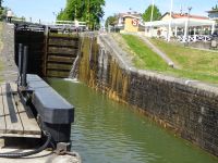 Schleuse am Götakanal bei Berg