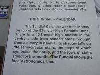 Nidden: Hohe Düne: Sonnenuhr