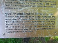 Tallinn: Sängerwiese: Gustav Ernesaks