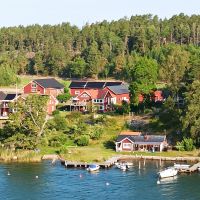 Fähre von Helsinki nach Stockholm: vor Stockholm