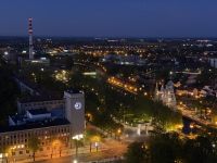 Blick vom Hotel nach Osten