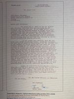 Brief an den Architekten