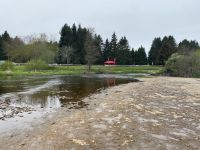 von oben trügerisch unsichtbare Gefahr