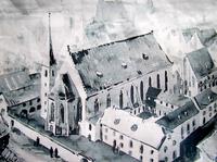 Alte Ansicht des Klosters