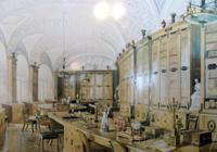 Zeichnung der Bibliothek