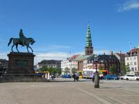 Vor dem Schloss Christiansborg