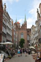 Danzig - Blick zur Marienkirche