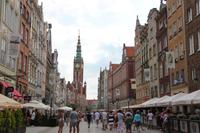 Danzig - Blick zum Rathaus